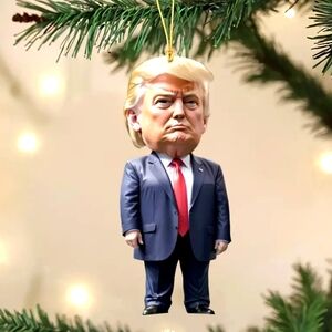 Trump Ornament 2D double side.  NEW